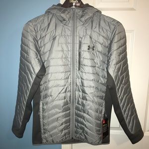 under armour men's coldgear reactor hooded jacket